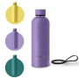 Small Stainless Steel Insulated Eco-Friendly Large Capacity 500ml Vacuum Flask BPA-Free 12-24 Hours Leak-Proof with Lid