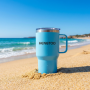 Wholesale 20oz Stainless Steel Double Wall Vacuum Insulated Tumbler with Handle for Camping & Office Use Sublimation Blanks