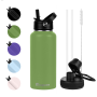 Gradient Color Design Cold Resistant 32oz Double Wall Stainless Steel Vacuum Insulated  Thermos  for Home Use