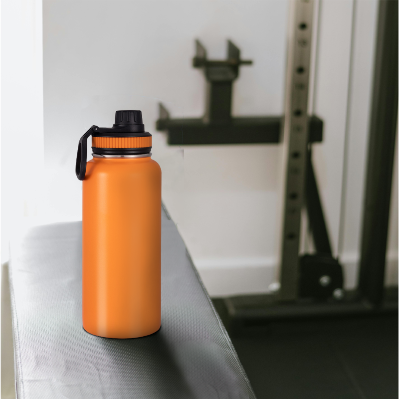 Gradient Color Design Cold Resistant 32oz Double Wall Stainless Steel Vacuum Insulated  Thermos  for Home Use