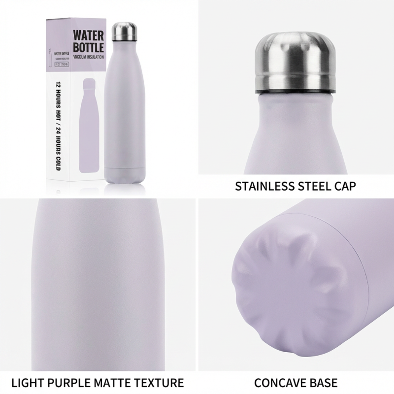 Factory Direct 500ml Cola Shape Vacuum Flask Customized Logo Stainless Steel Thermos Flask for Promotion