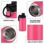 Professional Grade 304 Stainless Steel Water Bottle Vacuum Insulated for Gym Exercise Office