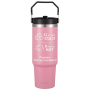 Vehicle Trucker Cup Holder Compatible Custom Logo Laser Engraved 30oz Stainless Steel Vacuum Thermos Spoon 12-24hrs Insulation