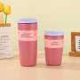 High Quality 20oz Portable Thermal Water Bottle Time Marker Track Hydration Stainless Steel Double Wall Vacuum Office Cup