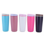 High Quality 20oz Portable Thermal Water Bottle Time Marker Track Hydration Stainless Steel Double Wall Vacuum Office Cup