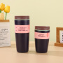 High Quality 20oz Portable Thermal Water Bottle Time Marker Track Hydration Stainless Steel Double Wall Vacuum Office Cup