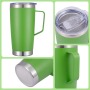 Custom 20oz Camping Mug Double Wall Insulated Vacuum Stainless Steel Tumbler Cups Travel Coffee Mug With Lid