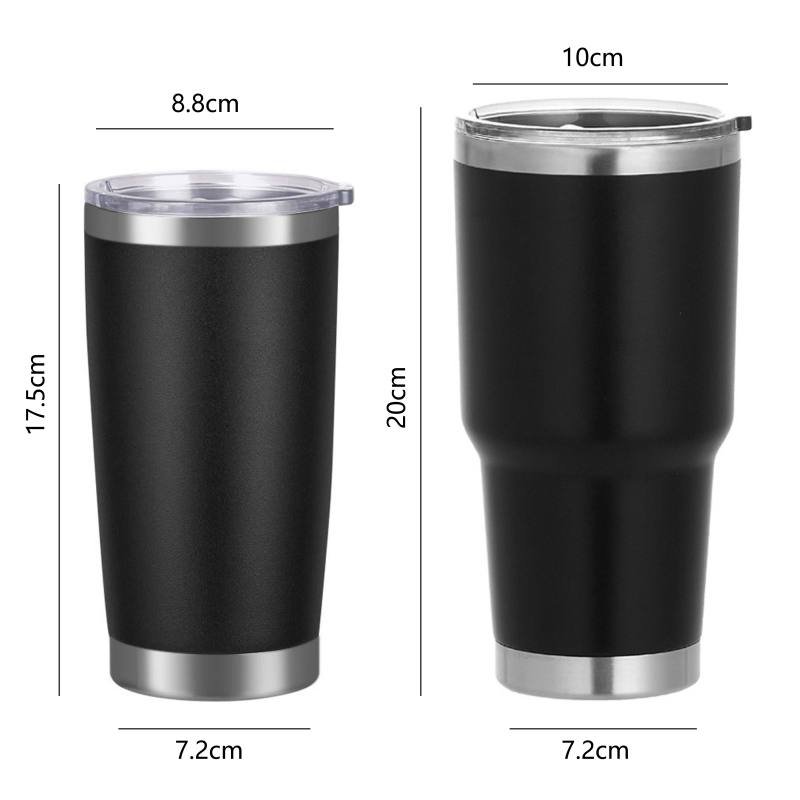 Custom 20oz Camping Mug Double Wall Insulated Vacuum Stainless Steel Tumbler Cups Travel Coffee Mug With Lid
