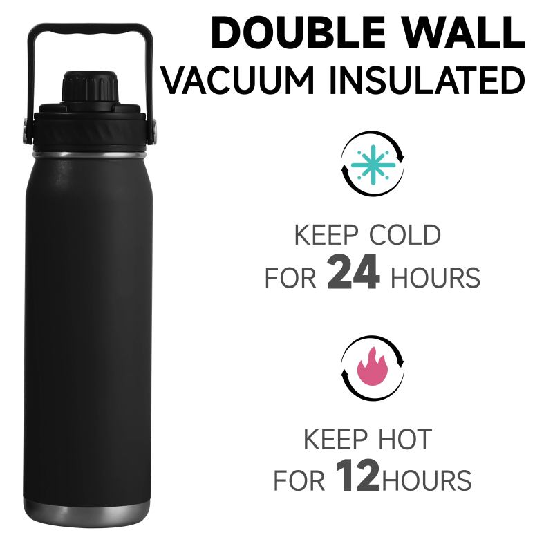 Double Wall Wide Mouth Water Bottles with Custom logo Colorful Oem Stainless Steel Drinking Water Bottle with Optional Lids
