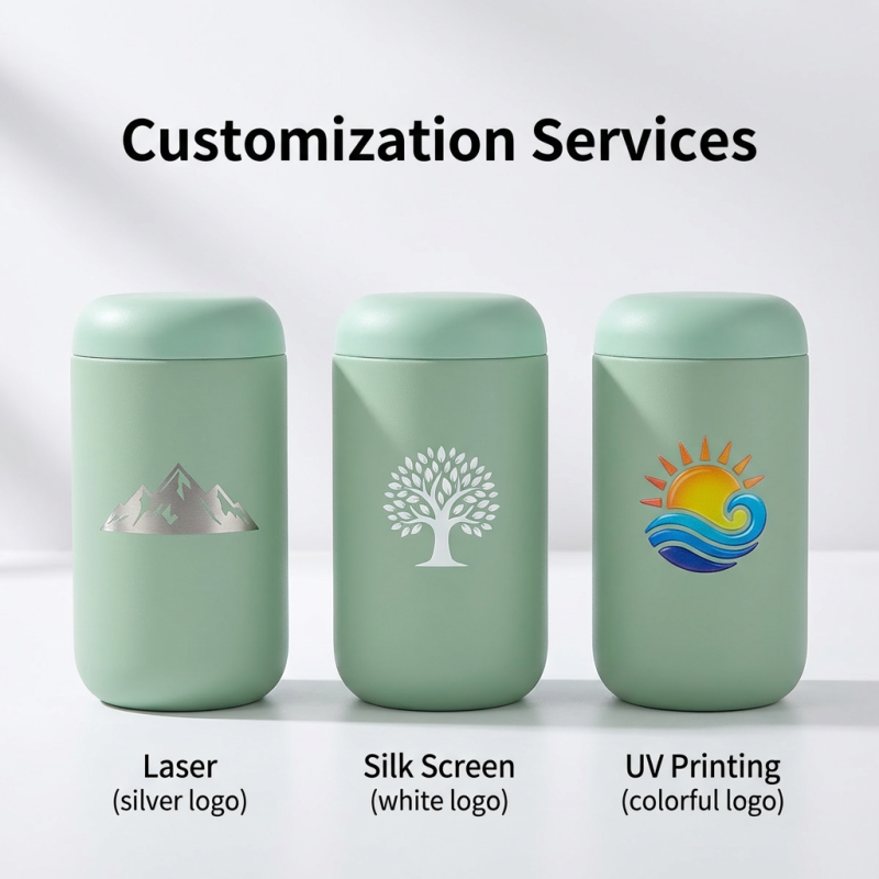 Eco-Friendly 12oz Stainless Steel BPA Free Wide Mouth Double Wall Vacuum Insulated Tumbler 6-12hrs Heat/Cold Retention Portable