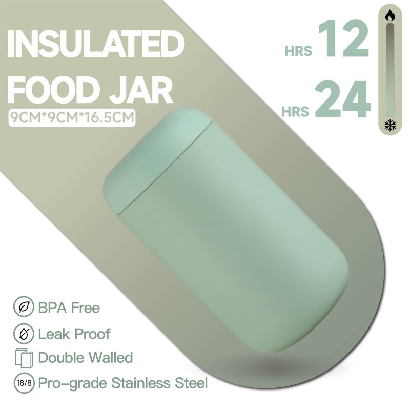 Eco-Friendly 12oz Stainless Steel BPA Free Wide Mouth Double Wall Vacuum Insulated Tumbler 6-12hrs Heat/Cold Retention Portable