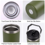 30oz Stainless Steel Thermal Water Bottle Vacuum Insulated Lightweight BPA Free Leak-Proof Sports Cup Riding Camping Gym Daily