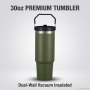 30oz Stainless Steel Thermal Water Bottle Vacuum Insulated Lightweight BPA Free Leak-Proof Sports Cup Riding Camping Gym Daily