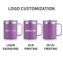 Custom Logo Stainless Steel Thermal Mug Vacuum Insulated Travel Coffee Mug for Business Gift and Daily Life