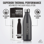 Stainless Steel Vacuum Flask Pop-up Straw 17oz Leak-Proof Double Wall BPA Free 12-24hr Thermal Insulation for Sports Gym Outdoor