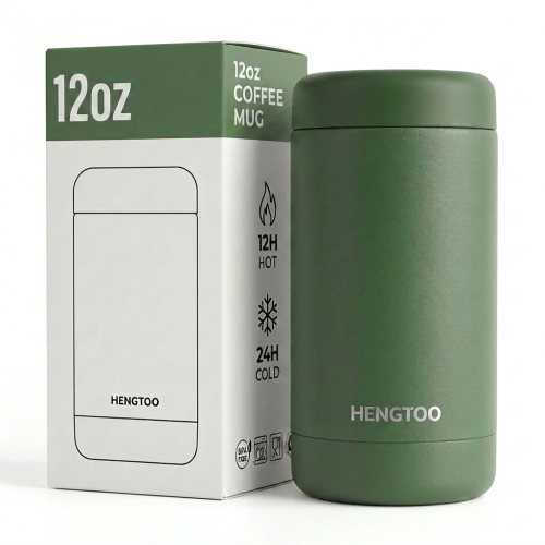 Hot Sale 304 350ml BPA Free Eco-Friendly Portable  Food Grade Stainless Steel Vacuum Insulated Tumbler  for Coffee
