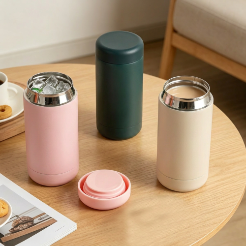 Hot Sale 304 Food Grade Stainless Steel Vacuum Insulated Tumbler 350ml BPA Free Eco-Friendly Portable Wide Mouth for Camping