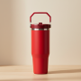 Wholesale 30oz Tumbler with Handle, Custom Logo Stainless Steel Insulated Travel Mug, Versatile All-Day Hydration Cup Factory Direct - HENGTOO