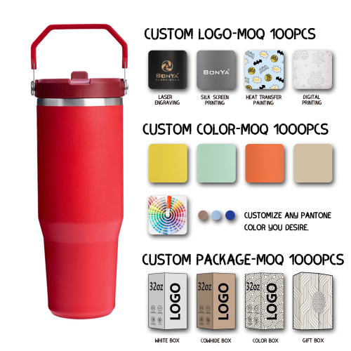 Wholesale 30oz Tumbler with Handle, Custom Logo Stainless Steel Insulated Travel Mug, Versatile All-Day Hydration Cup Factory Direct - HENGTOO