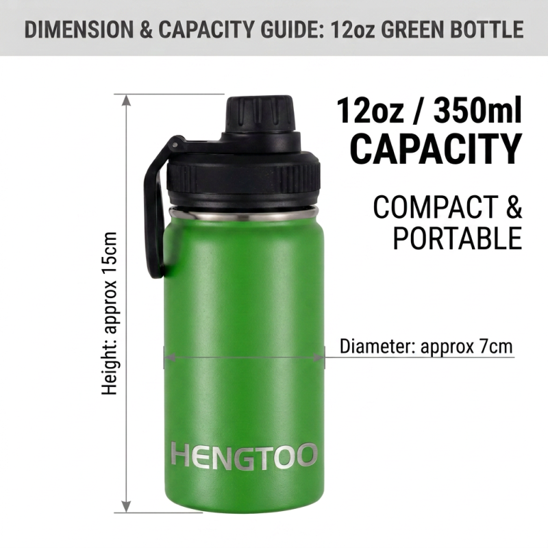 Premium Quality 304 Stainless Steel Water Bottle with Lid Vacuum Flask for Hot Cold Drinking