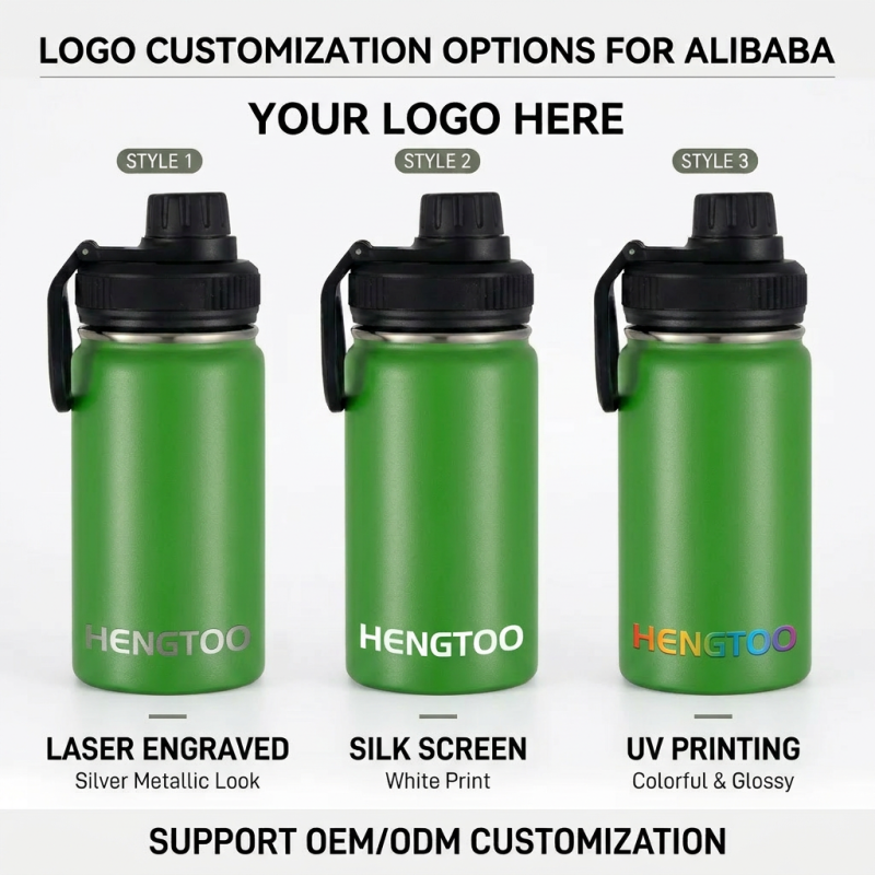 Premium Quality 304 Stainless Steel Water Bottle with Lid Vacuum Flask for Hot Cold Drinking