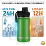 Premium Quality 304 Stainless Steel Water Bottle with Lid Vacuum Flask for Hot Cold Drinking
