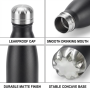 Premium 500ml Stainless Steel Vacuum Flask Cola Shape Double Wall Insulated Bottle for Sports Gym Car