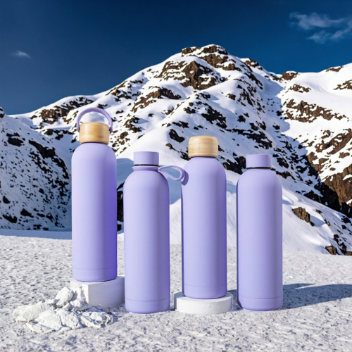 Wholesale Narrow Mouth Stainless Steel Water Bottle with Straw Sports Water Bottle Vacuum Insulated Flask Customized