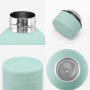 Customize Logo 500/750/1000ML Big Capacity Rubber Paint Abrasion-Proof 304/316 Stainless Steel Small Mouth Water Bottle
