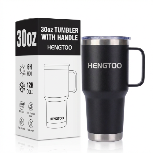 Wholesale Vacuum Insulated Wide Mouth Jug with Handle and Lid and Cleaning Brush for Camping and Outdoor Sports