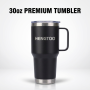 Wholesale Vacuum Insulated Wide Mouth Jug with Handle and Lid and Cleaning Brush for Camping and Outdoor Sports