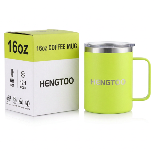 Eco Friendly Stainless Steel  16oz Vacuum Insulated Thermal Travel Mug for Camping Office Cup Business Gifts