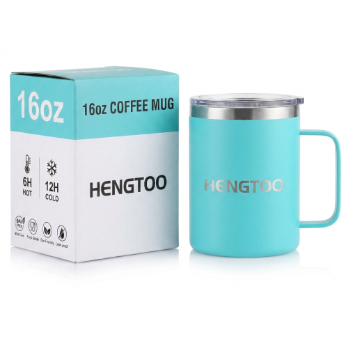 Eco Friendly Stainless Steel  16oz Vacuum Insulated Thermal Travel Mug for Camping Office Cup Business Gifts