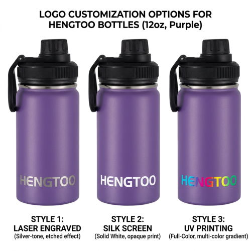 Wholesale 12oz Custom Logo Stainless Steel Tumbler with Leak-Proof Lid Handle Wide Mouth BPA Free 6-12hr Thermal Insulation