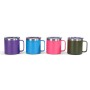 14oz Stainless Steel Coffee Mug with Handle and Lid Leak-Proof Vacuum Insulated Double Wall for Office and Home