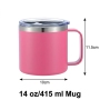 Hot Sale 14oz  Stainless Steel Insulated Coffee Mug Leakproof Travel Mug for Outdoor Camping Office Daily Use