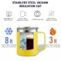 Custom Logo 12Oz Stainless Steel Water Bottle Vacuum Insulated Leakproof Flask for Sports and Travel