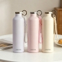 Wholesale 650ml Stainless Steel Water Bottle 304 Double Wall Vacuum Insulated Sport Flask with Paracord Strap and Metal Lid