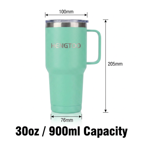 Custom Logo Sublimation Stainless Steel Double Wall Vacuum Insulated Skinny Tumbler 30oz Leak-Proof BPA Free 6-12hrs Thermal