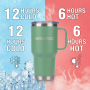 Portable Slim Fit Stainless Steel 30oz Travel Size Vacuum Flask Handle Lid Leak-Proof 6-12hr Thermal Business Gift Daily