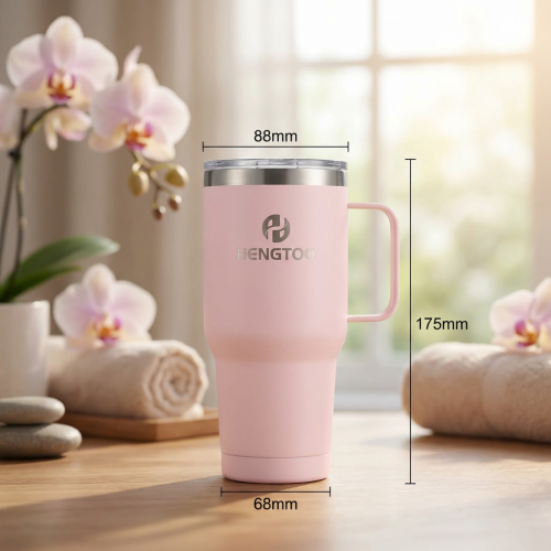 Unique Glitter Surface Shimmer Double Wall Vacuum Insulated BPA Free Leak-Proof Wine Tumbler for Girls Trip