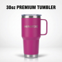 Stainless Steel Vacuum Flask 6-12 Hours Thermal Insulation Foldable Design Wide Mouth BPA Free Portable for Hiking Camping