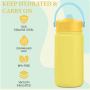 Stocked Kids Sport Travel Water Bottles Double Wall Insulated Stainless Steel Water Bottle with Handle
