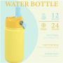 Stocked Kids Sport Travel Water Bottles Double Wall Insulated Stainless Steel Water Bottle with Handle