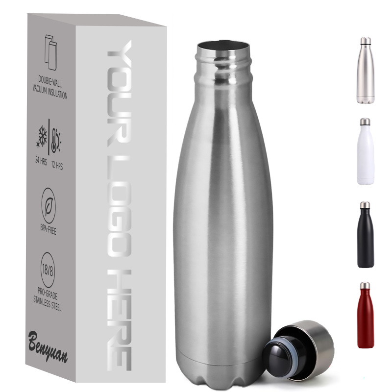 17oz Large Capacity Stainless Steel Beer Growler Swing Lid Leak-Proof Double Wall BPA Free Thermal Insulation 12-24 Hours