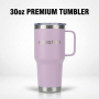 Custom Logo Sublimation Stainless Steel Hand Grip Double Wall Vacuum Insulated 6-12hr Leak-Proof BPA Free Wide Mouth Tumbler