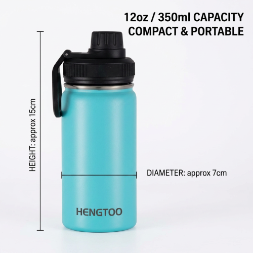 Wholesale Stainless Steel Vacuum Insulated Double Walled Thermal Sport Bottle with Handle and Lid for School Kids and Camping