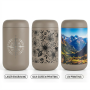 Premium Vacuum Insulated Stainless Steel 12oz  Food Flask Soup Thermos with Spoon for Hot Porridge Kids School Gift Cup