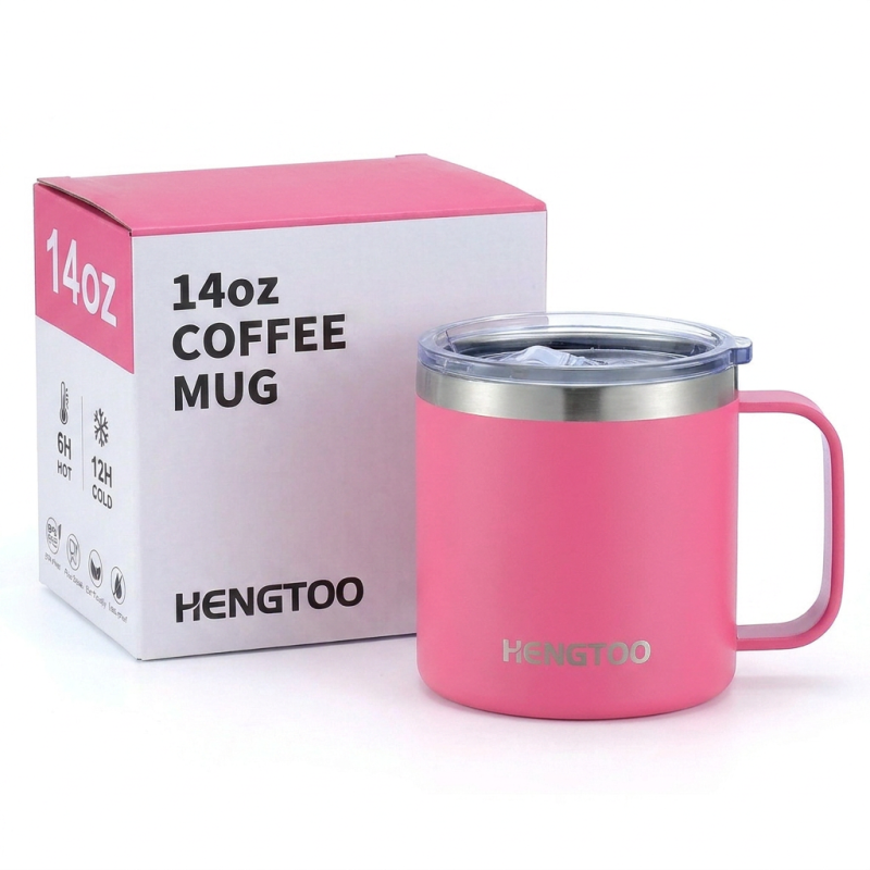 Wholesale Stainless Steel 14oz Coffee Mug Durable Insulated Thermal Mug for Home Office Cafe and Outdoor Activities