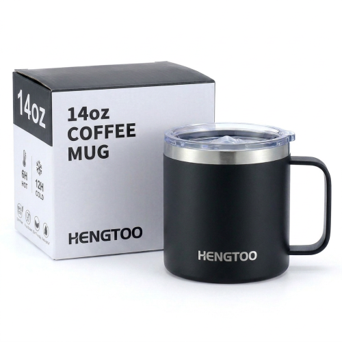 Wholesale Stainless Steel 14oz Coffee Mug Durable Insulated Thermal Mug for Home Office Cafe and Outdoor Activities